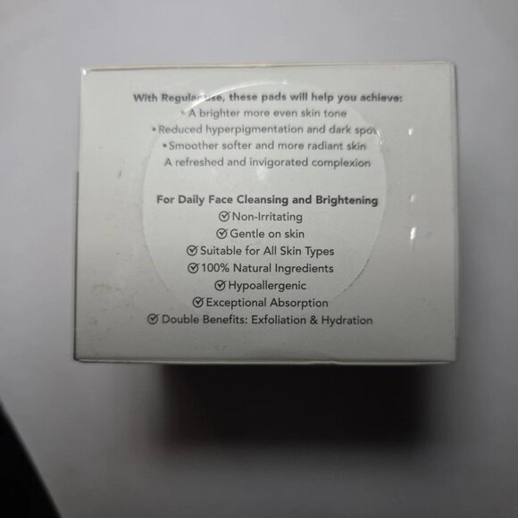 4 Pk Linktion Kojic Acid Turmeric Cleansing Pads, 200 pads total - Picture 3 of 6